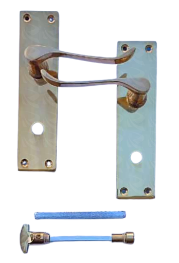 [000281] BRASS BATHROOM HANDLE (V800)