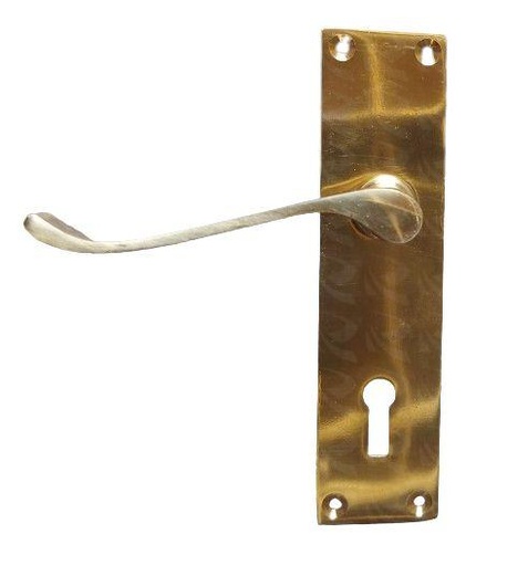 [000281] BRASS BATHROOM HANDLE (V800)