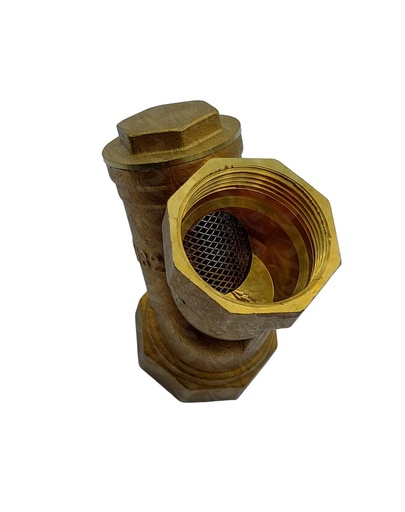 [003666] BRASS Y STRAINER METEX (1 1/4")