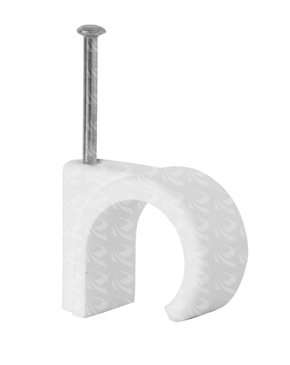 [000307] CABLE CLIP WITH NAIL ROUND (10MM)