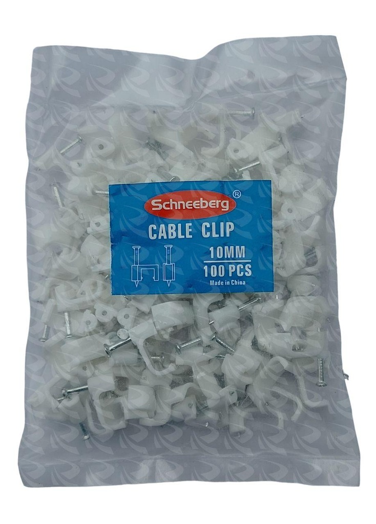 CABLE CLIP WITH NAIL SQUARE