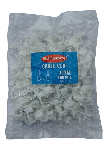 [000309] CABLE CLIP WITH NAIL SQUARE (10MM)