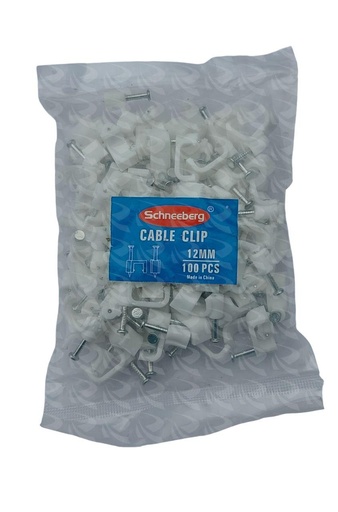 [000310] CABLE CLIP WITH NAIL SQUARE (12MM)