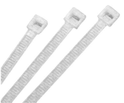 [000320] CABLE TIES PVC WHITE (4.6X300MM)