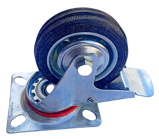 [000358] CASTOR WHEEL WITH BRAKE (3")