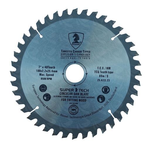 [000411] CIRCULAR SAW TCT A (7X25.4X40T)