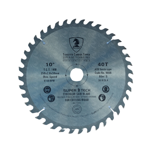 [000414] CIRCULAR SAW BLADE ATB  (10"X40T)