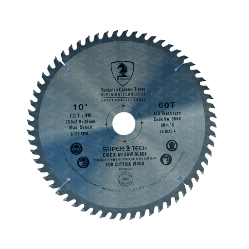 [000415] CIRCULAR SAW BLADE ATB  (10"X60T)
