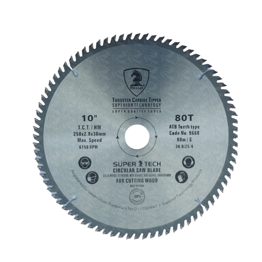 [000416] CIRCULAR SAW BLADE ATB  (10"X80T)