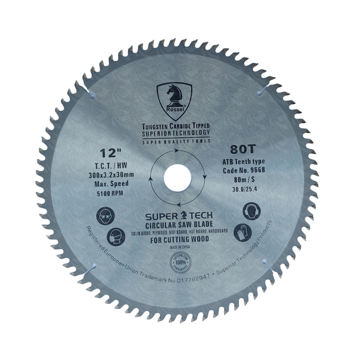 [000419] CIRCULAR SAW BLADE ATB  (12"X80T)