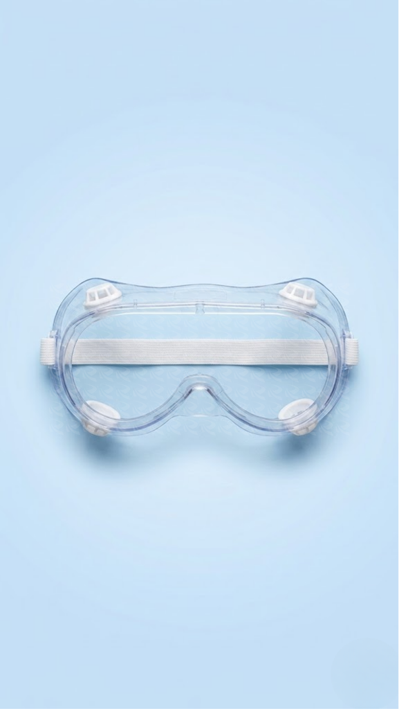 CLEAR GOGGLES 4 AIR VENTS 9822
