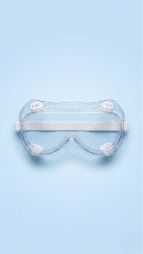 [000446] CLEAR GOGGLES 4 AIR VENTS 9822