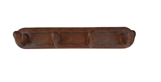 [000448] CLOTH HANGER TEAK WOOD (4LEGS)