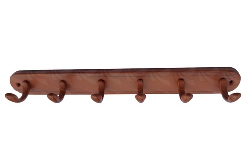 [000450] CLOTH HANGER TEAK WOOD (6LEGS)