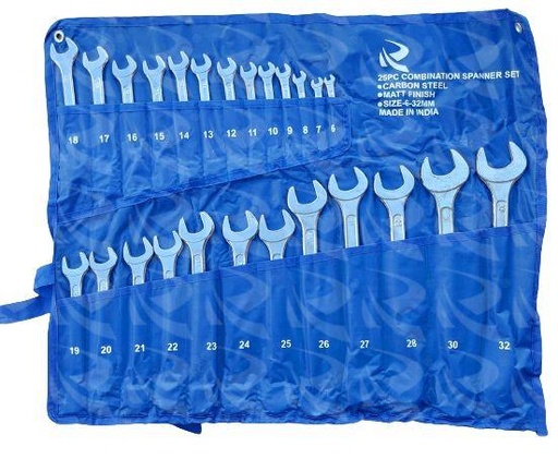 [000485] COMBINATION SPANNER 25PC SET