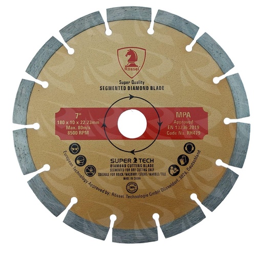 [000676] DIAMOND CUTTING BLADE 10 ROSSL (7")