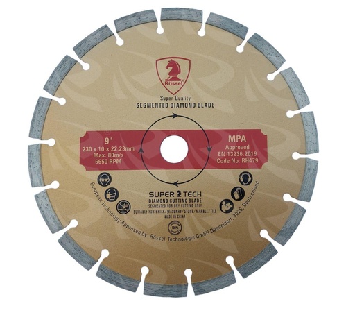 [000679] DIAMOND CUTTING BLADE 10 ROSSL (9")