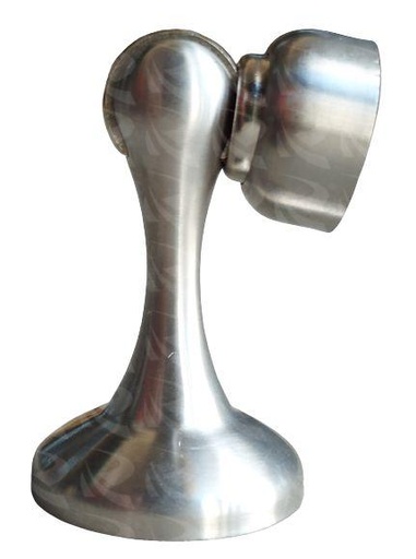 [000721] DOOR STOPPER (HALF ROUND CHROME)