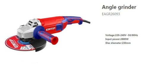 [000766] EAGR26093 ANGLE GRINDER 