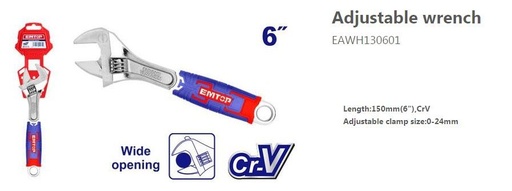 [000787] EAWH130601 ADJUSTABLE WRENCH