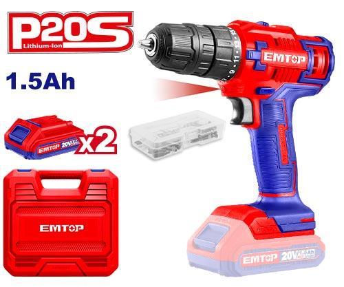 [000807] ECDL620012 CORDLESS DRILL 20V