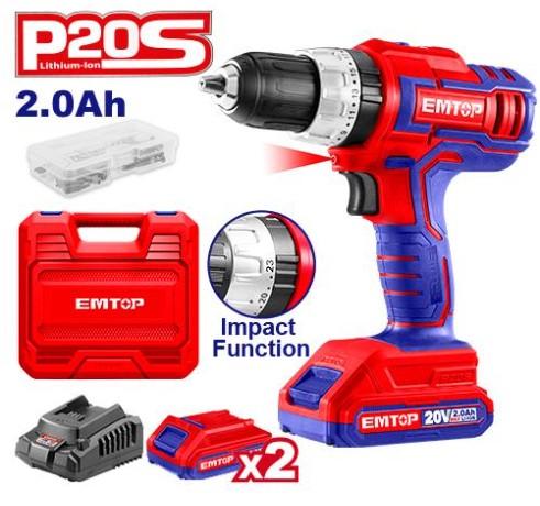 [000814] ECIDL72003 IMPACT DRILL 20V