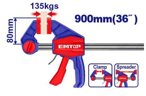 [000820] ECLPQ80361 QUICK BAR CLAMP 