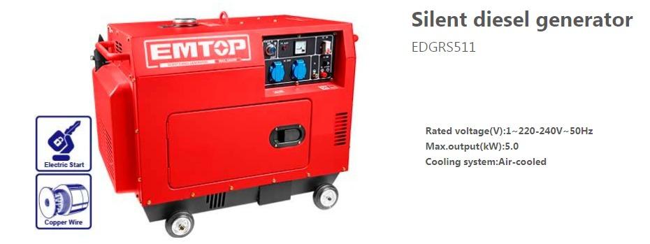 EDGRS511 SILENT GENERATOR 