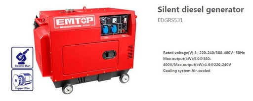 [000836] EDGRS531 SILENT GENERATOR 