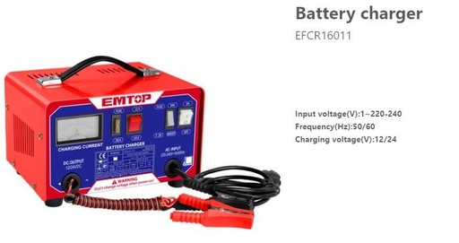 [000858] EFCR16011 BATTERY CHARGER 220V TO 240V