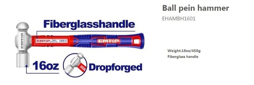 [000878] EHAMBH1601 BALL PEIN HAMMER