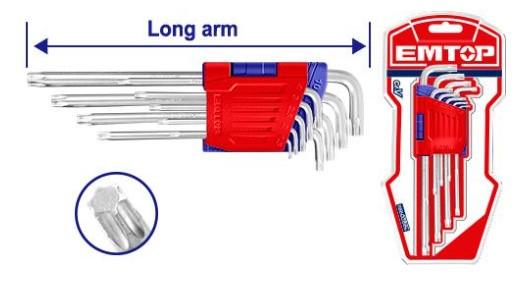 EHKY3091 TORX KEY 9PCS