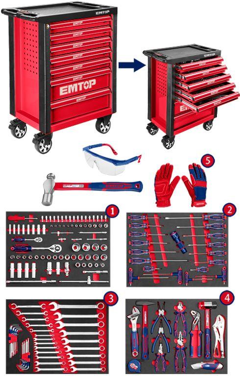 EHTS01631 TOOL CHEST SET