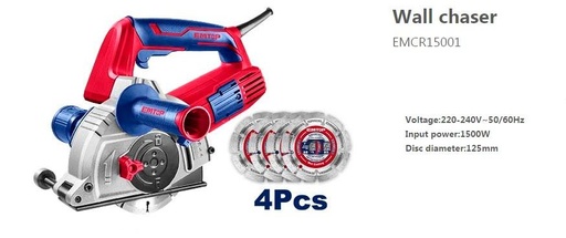 [000944] EMCR15001 WALL CHASER 1500W