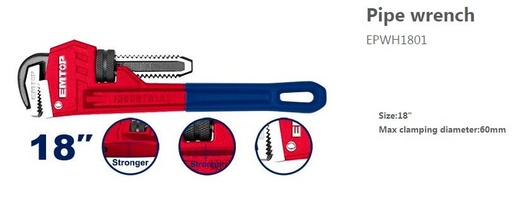 [001010] EPWH1801 PIPE WRENCH 