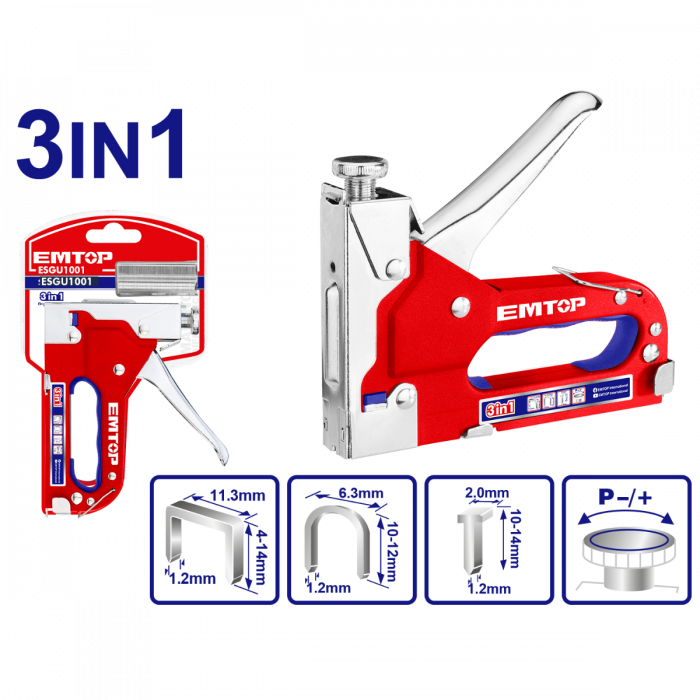 ESGU1001 3 IN 1 STAPLE GUN