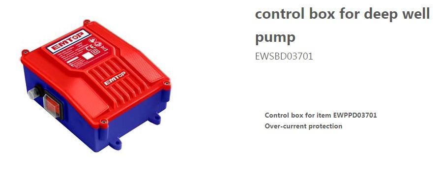EWSBD03701 CONTROL BOX 3701