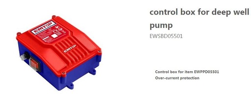 [001068] EWSBD05501 CONTROL BOX 5501