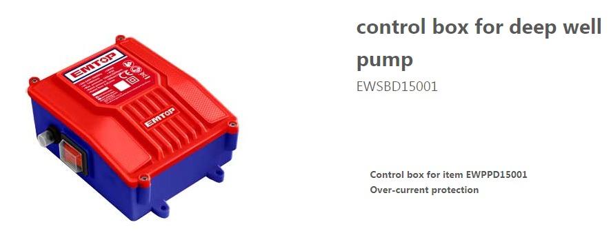 EWSBD15001 CONTROL BOX 15001