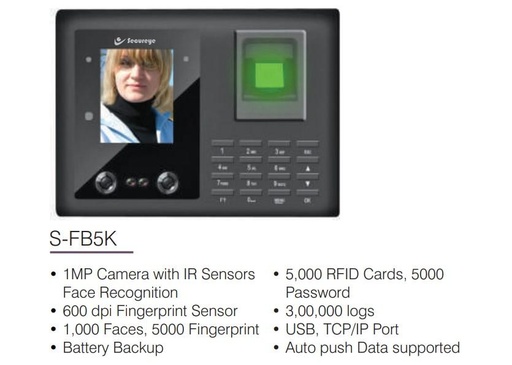[001081] FACE AND FINGER BIOMETRIC S  (FB5K)