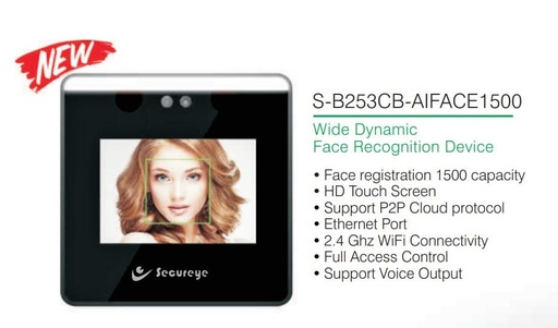 [001084] FACE RECOGNITION AIFACE 1500