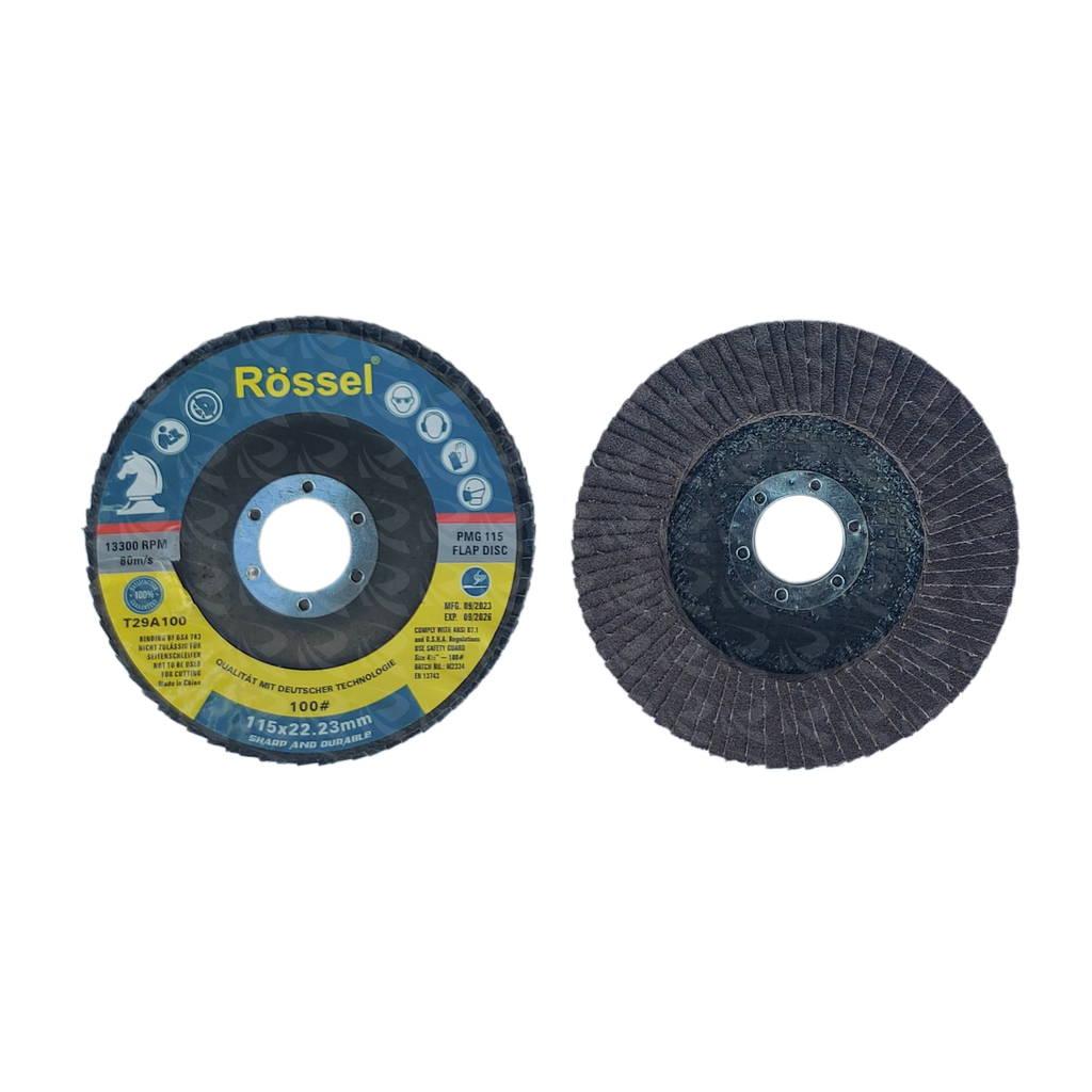 FLAP DISC 4 1S2 INCH ROSSEL