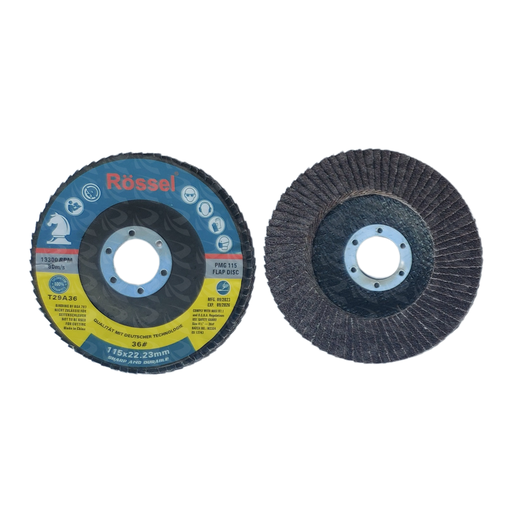 [001119] FLAP DISC 4 1S2 INCH ROSSEL (P36)
