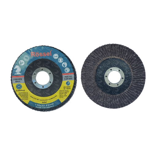 [001120] FLAP DISC 4 1S2 INCH ROSSEL (P40)