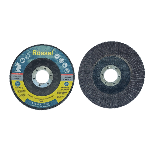 [001121] FLAP DISC 4 1S2 INCH ROSSEL (P60)