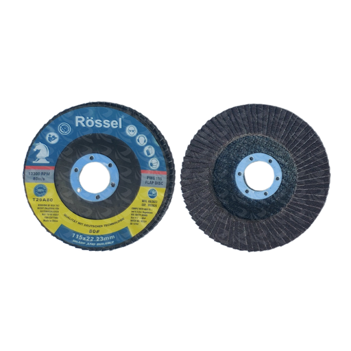 [001122] FLAP DISC 4 1S2 INCH ROSSEL (P80)