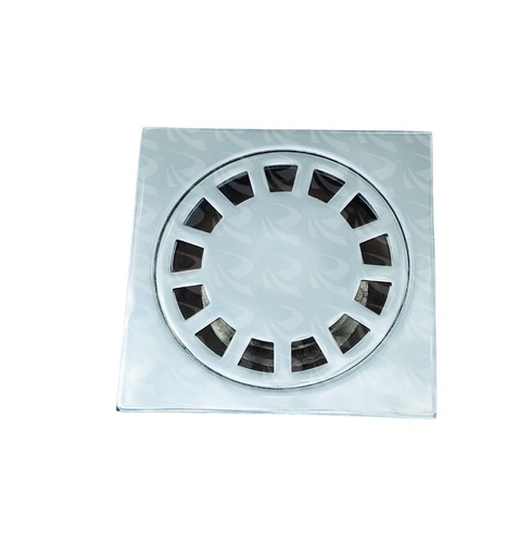 [003692] FLOOR DRAIN ZINC ALLOY  (4X4)