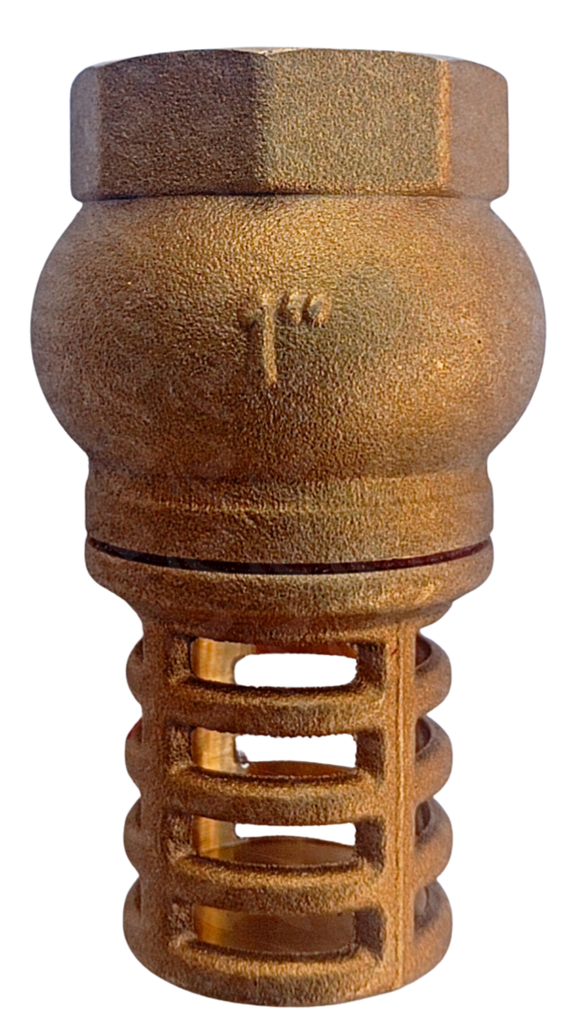 FOOT VALVE SLOTTED BRASS 