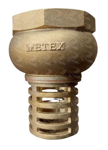 [001184] FOOT VALVE SLOTTED BRASS  (4")