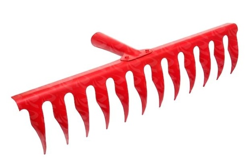 [001231] GARDEN RAKE TWISTED H D (12 TEETH TWISTED)